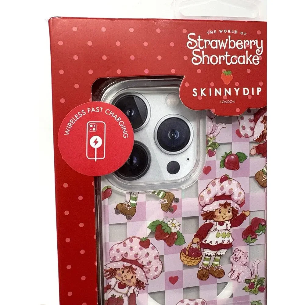 Strawberry Shortcake Skinny Dip iPhone 15 Pro Max Case Cover Beaded Strap Cover